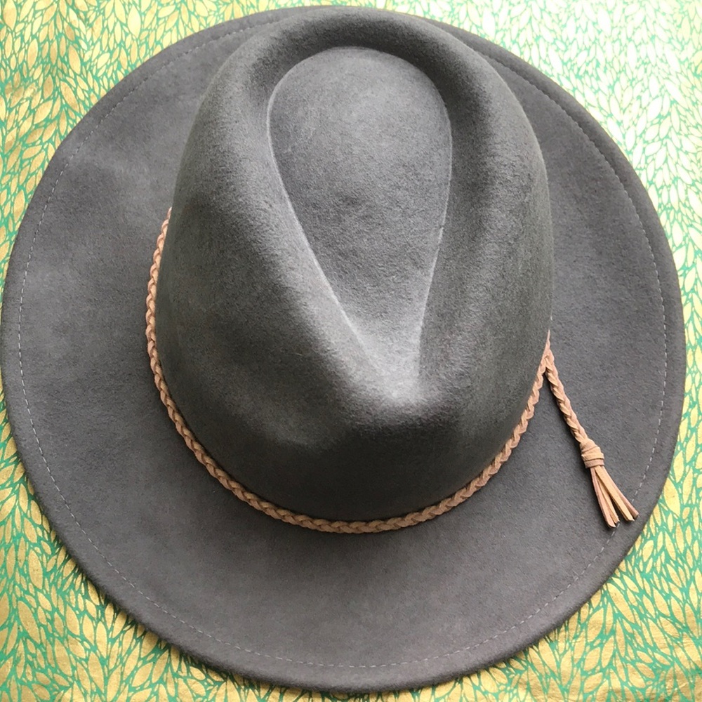 Free People Gray Felt Hat